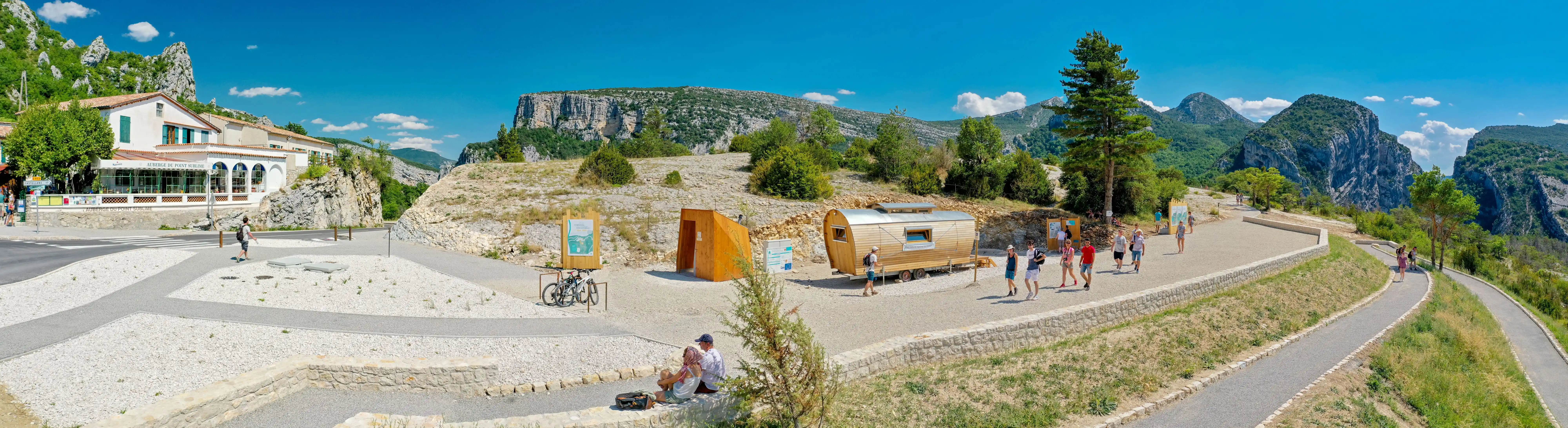 Site du parc naturel du Verdon équipé de toilettes sèches Lovely Toilettes