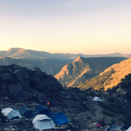 Bivouac sur le refuge du GR20