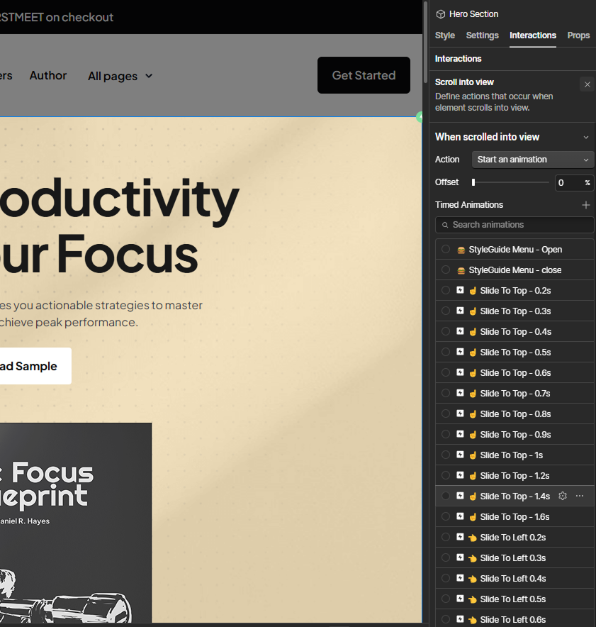 A Scaleable Book Selling Webflow Template