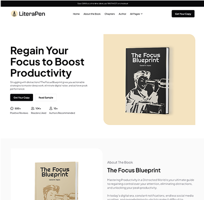 A Scaleable Book Selling Webflow Template