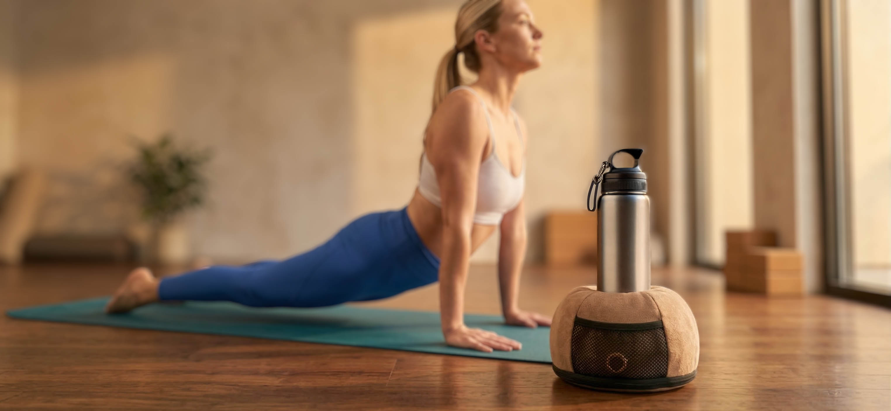 yoga class in session