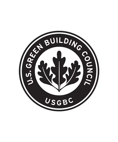 US Green Building Council logo. earn green building certification points