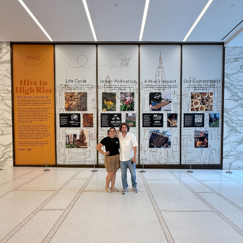 Branding that tells a story at the 75 Rockafeller at RXR Headquarters.