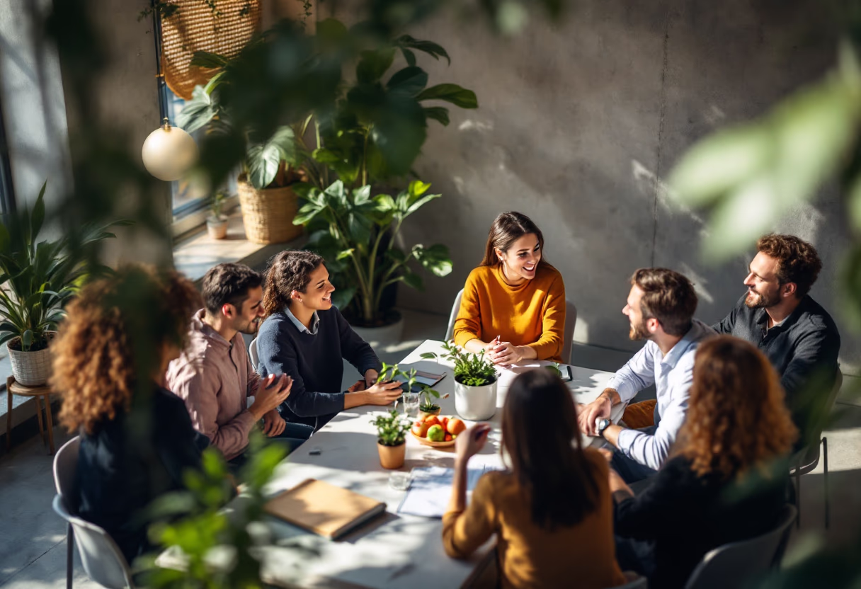 image of networking event (for a hr tech)