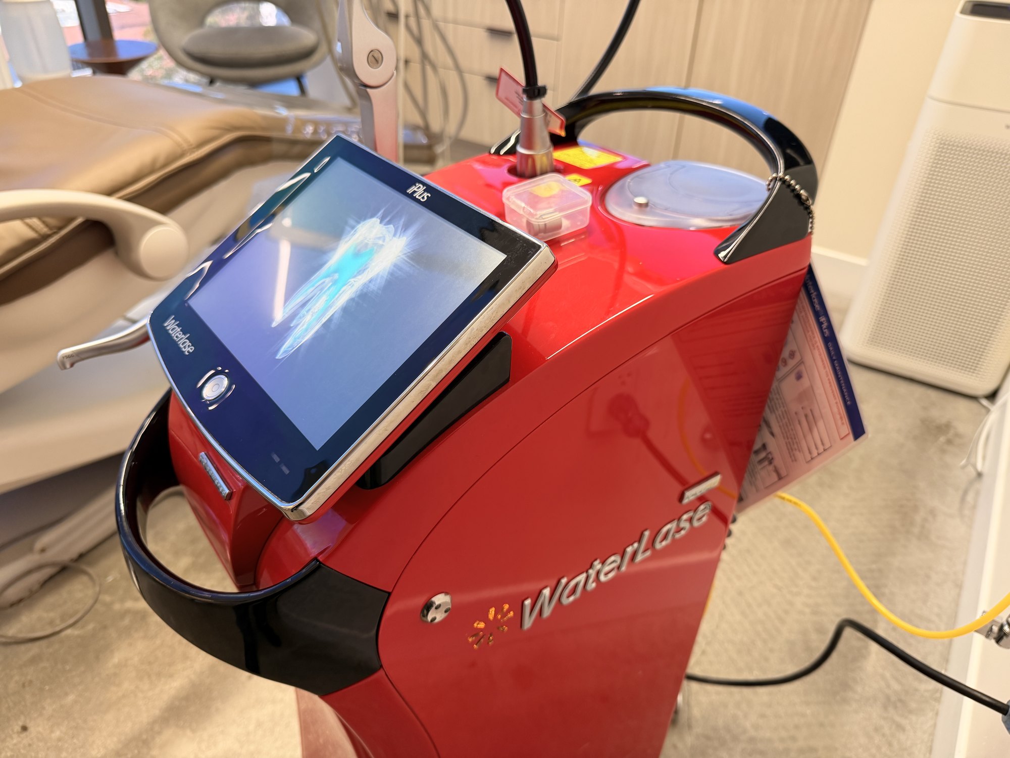 WaterLase dental laser used for root canal treatment at Monempour Endodontics