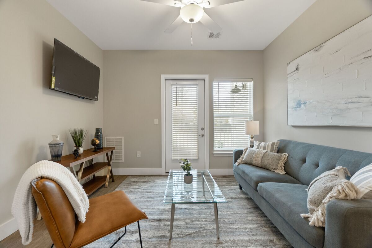 Contemporary kitchen with modern finishes at Haddam Village Commons