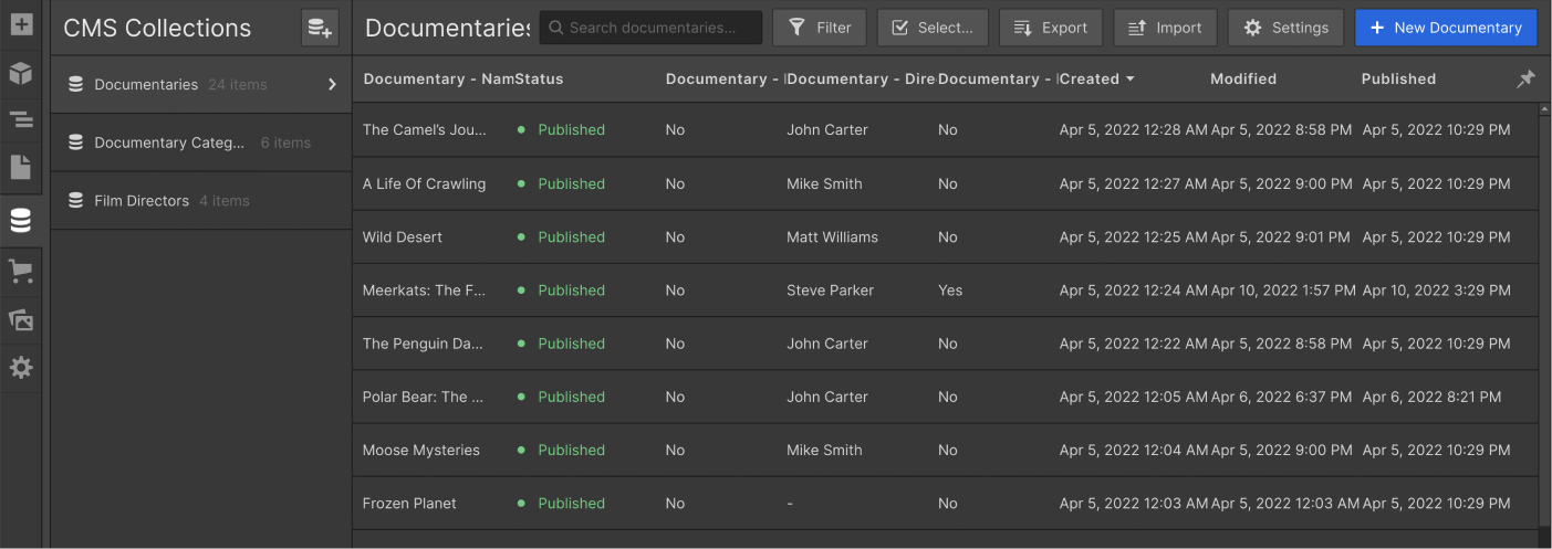 CMS - Streaming X Webflow Template
