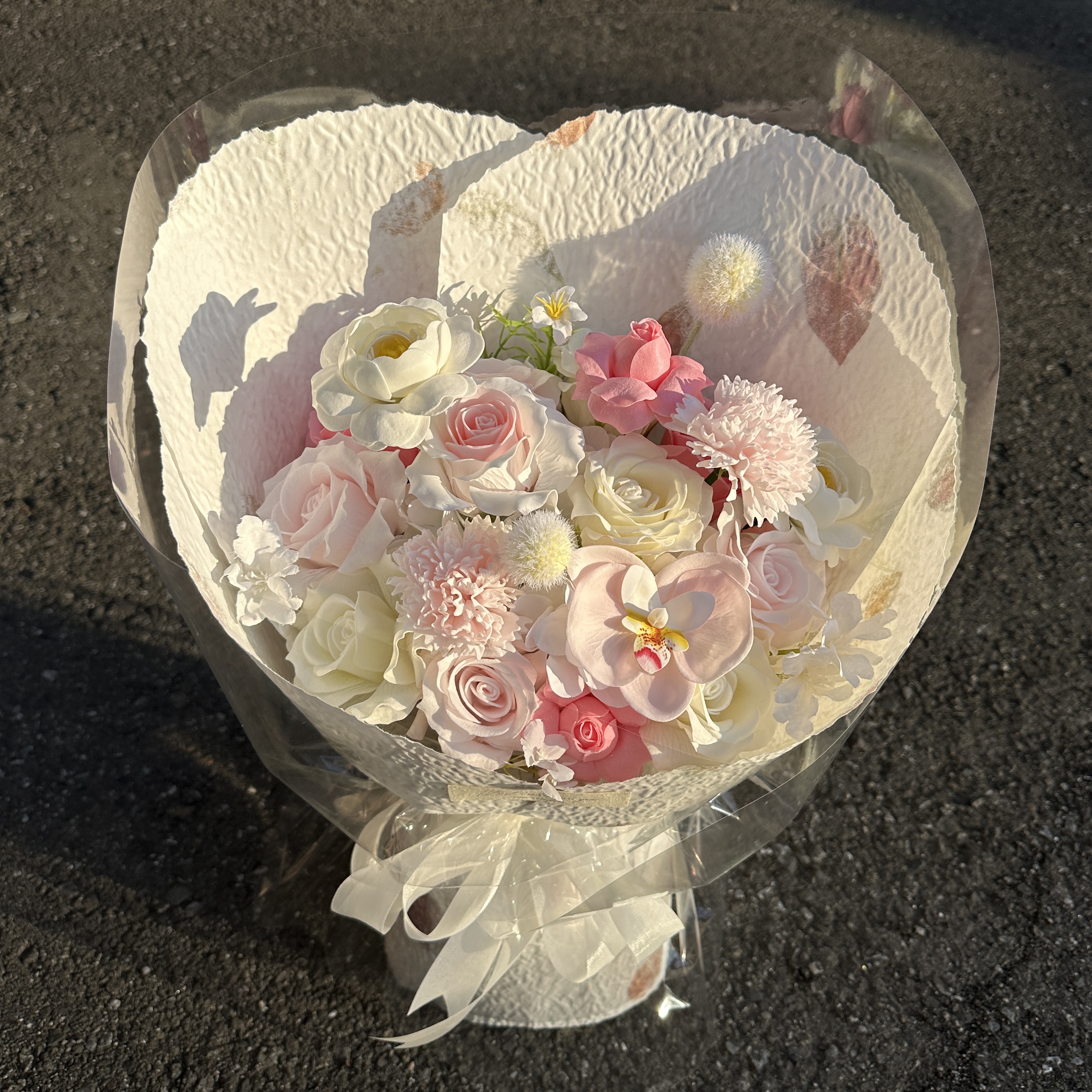 Bó Hoa Tone Hồng Trắng Pastel Nhẹ Nhàng Little Darling | Kando Flower