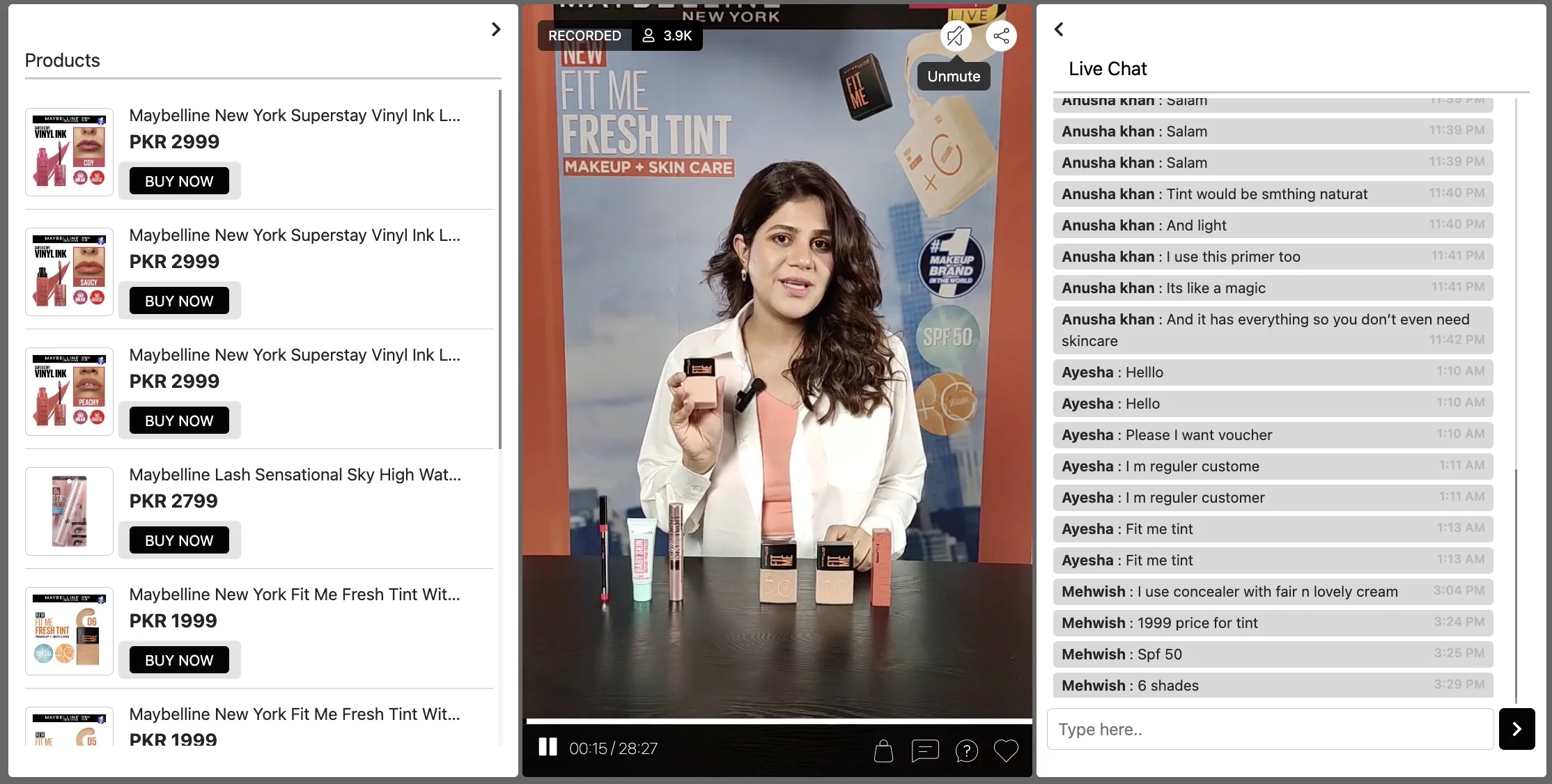 Swirl's Live Video Commerce