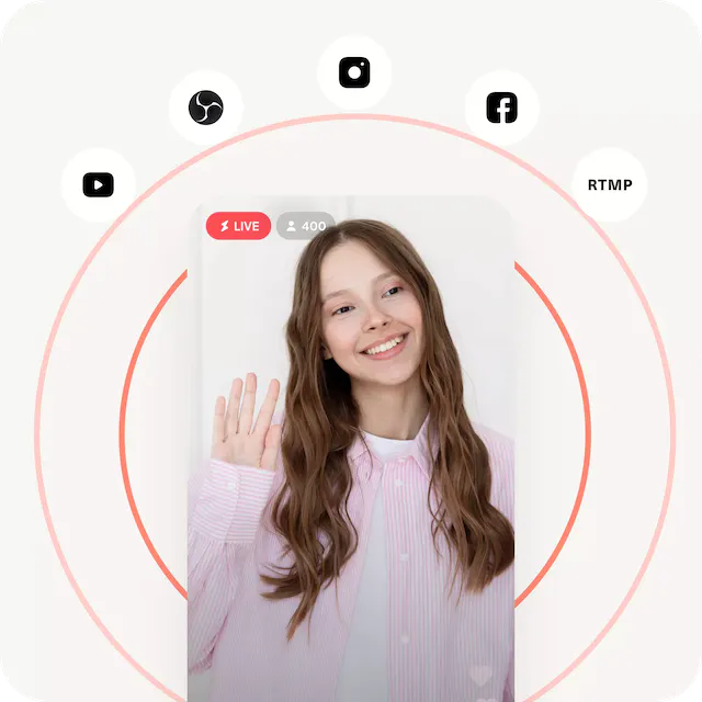Go live on all social media simultaneously