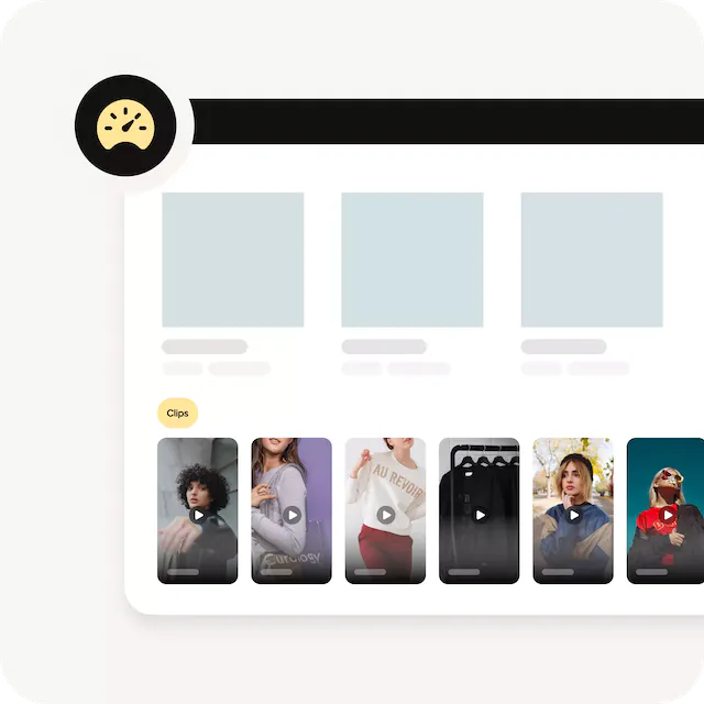 Easy Integration for short Shoppable Video