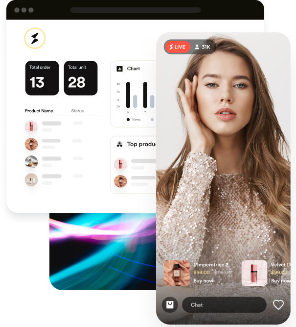 Live Video Shopping software integration