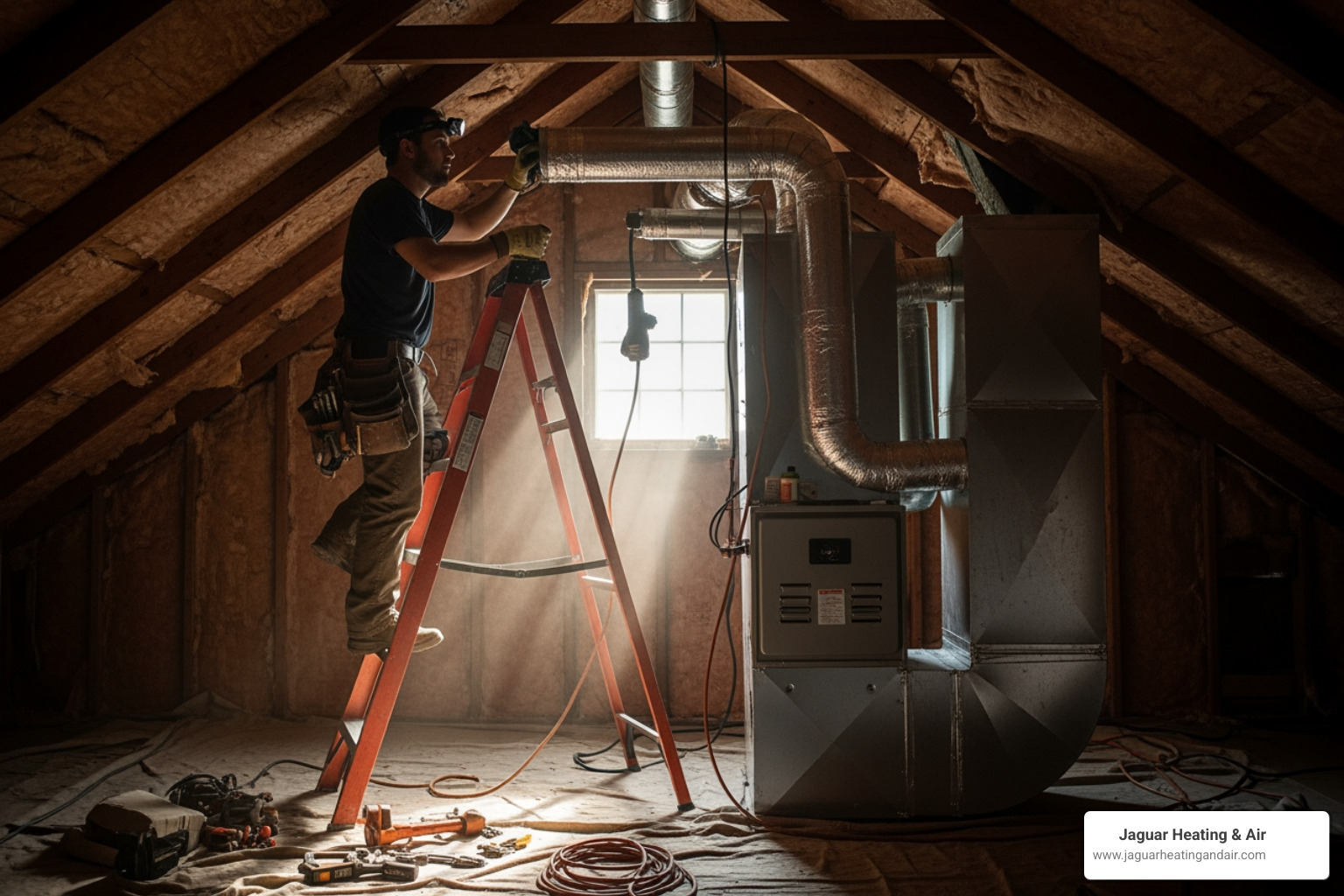 Infographic detailing the importance of professional heating installation and what to look for in technicians - heating installation technicians in sacramento, ca