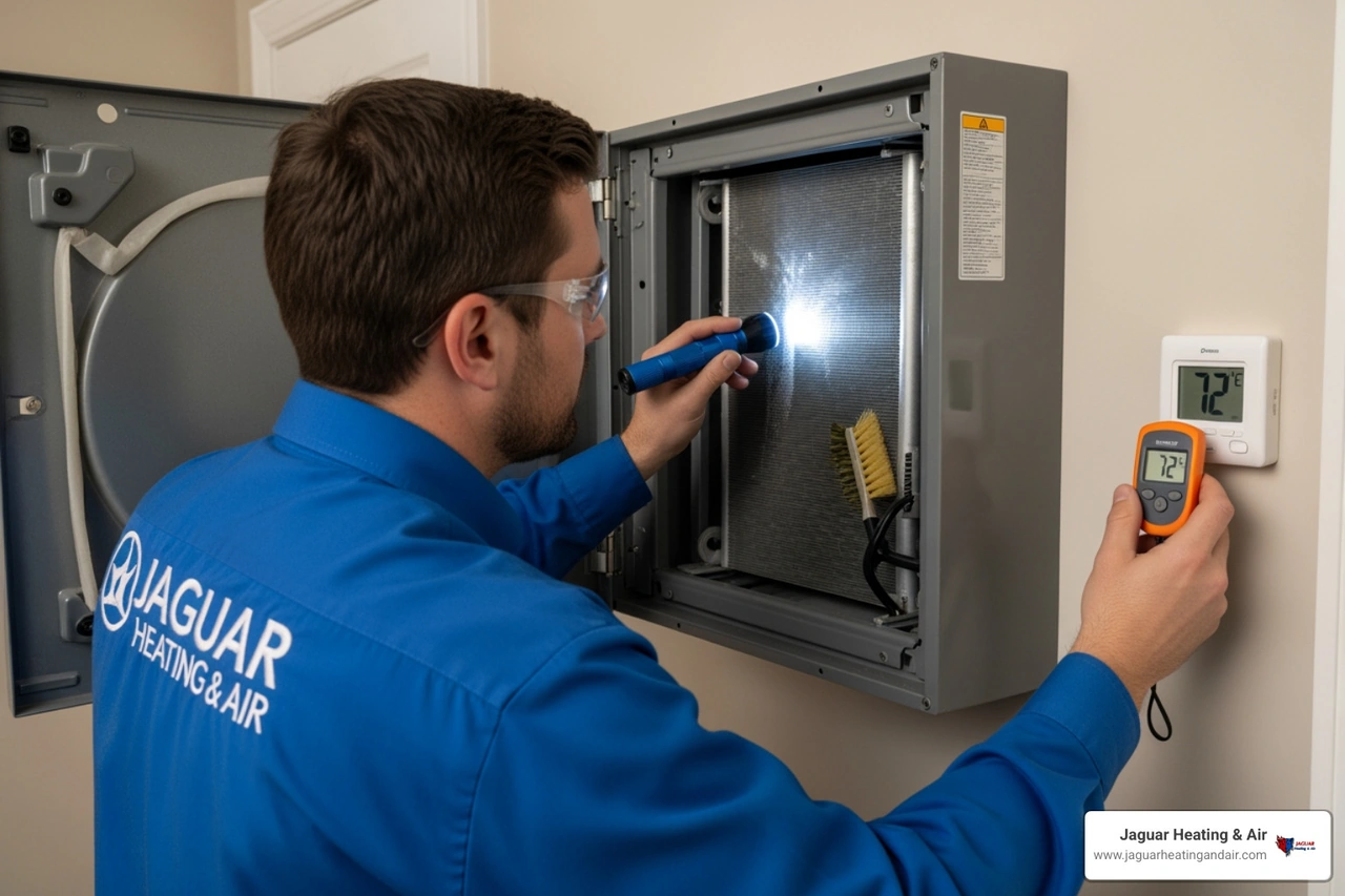 clean evaporator coil and thermostat calibration during hvac tune up clean evaporator coil and thermostat calibration during hvac tune up