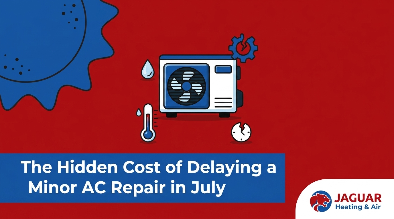 The Hidden Cost of Delaying a Minor AC Repair in July — featured image