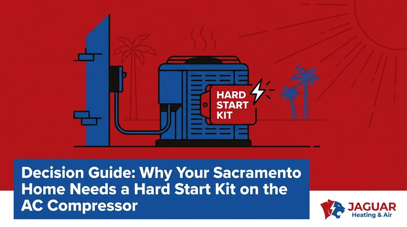 Decision Guide: Why Your Sacramento Home Needs a Hard Start Kit on the AC Compressor — featured image