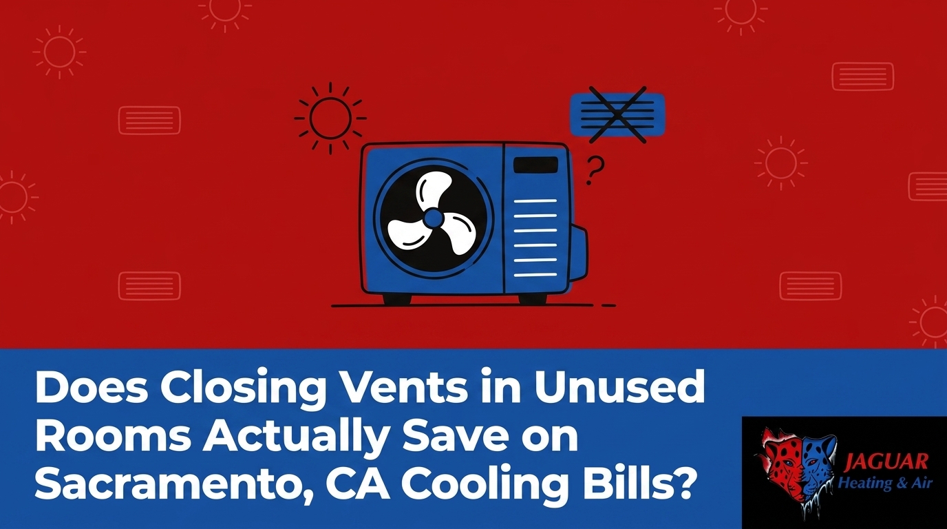 Does Closing Vents in Unused Rooms Actually Save on Sacramento, CA Cooling Bills? — featured image