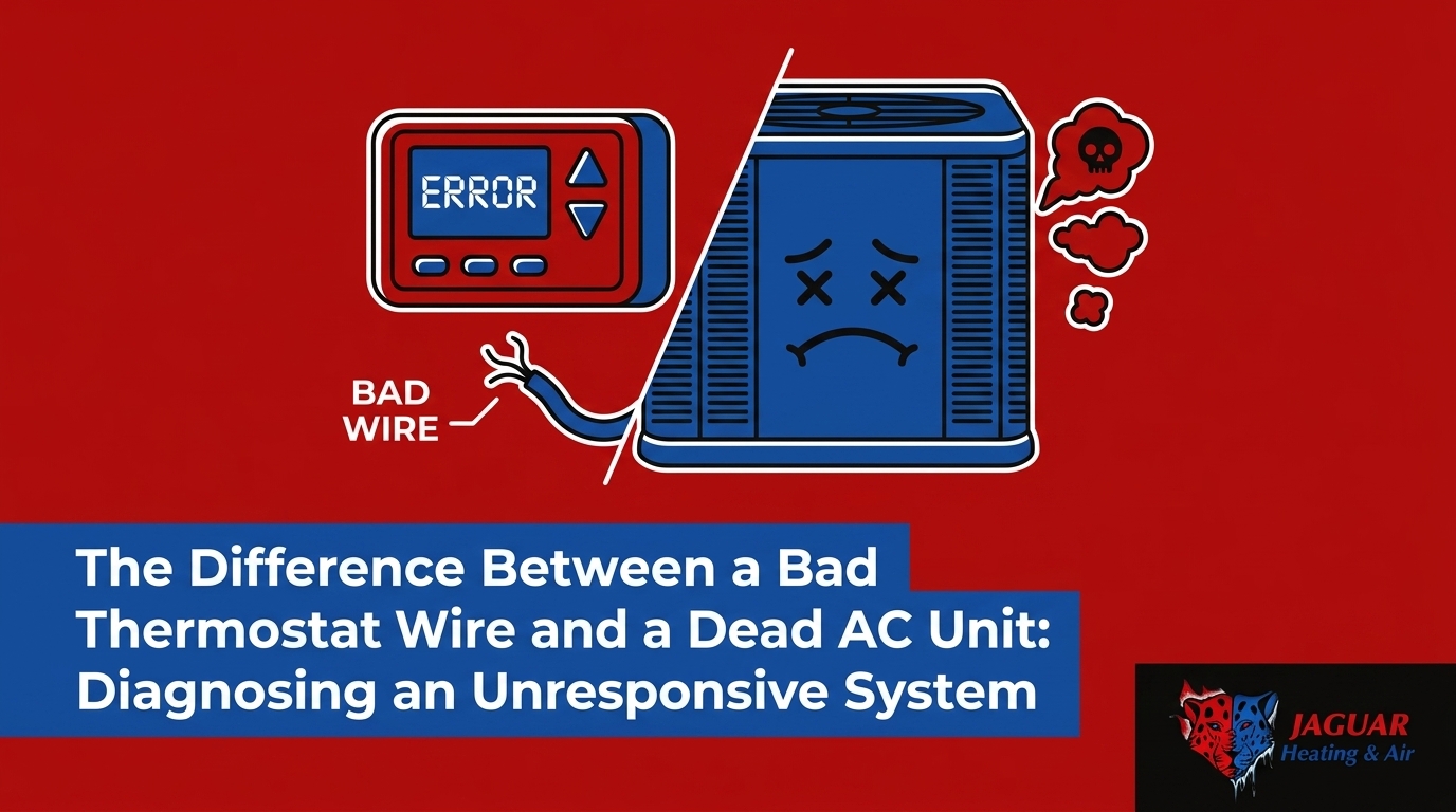 The Difference Between a Bad Thermostat Wire and a Dead AC Unit: Diagnosing an Unresponsive System — featured image