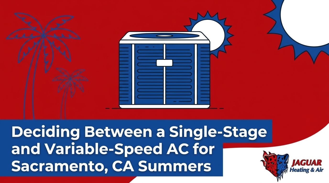 Deciding Between a Single-Stage and Variable-Speed AC for Sacramento, CA Summers — featured image