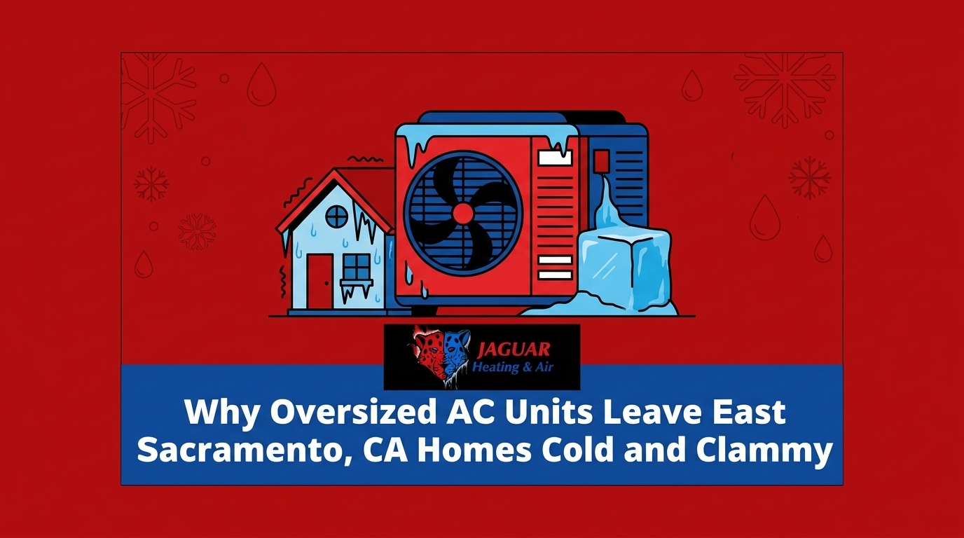 Why Oversized AC Units Leave East Sacramento, CA Homes Cold and Clammy — featured image