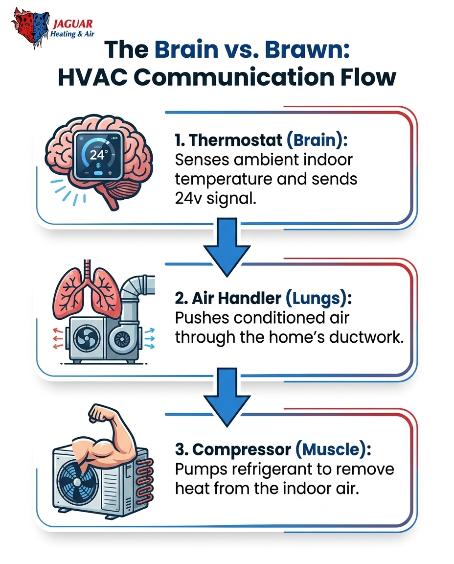 The Brain vs. Brawn: HVAC Communication Flow