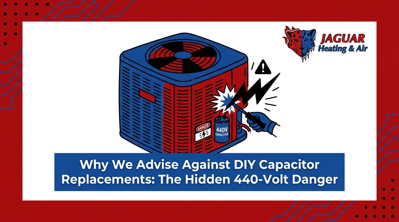 Why We Advise Against DIY Capacitor Replacements: The Hidden 440-Volt Danger — featured image