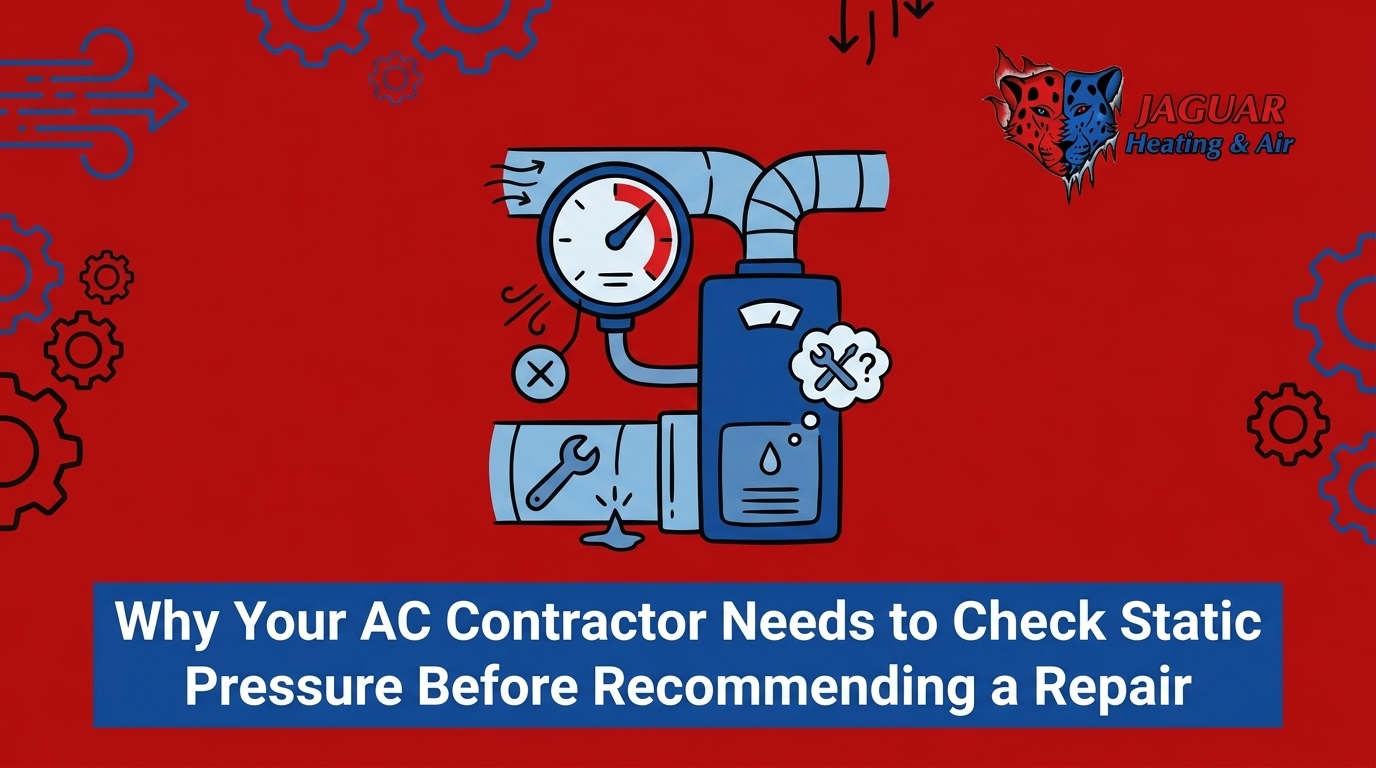 Why Your AC Contractor Needs to Check Static Pressure Before Recommending a Repair β featured image