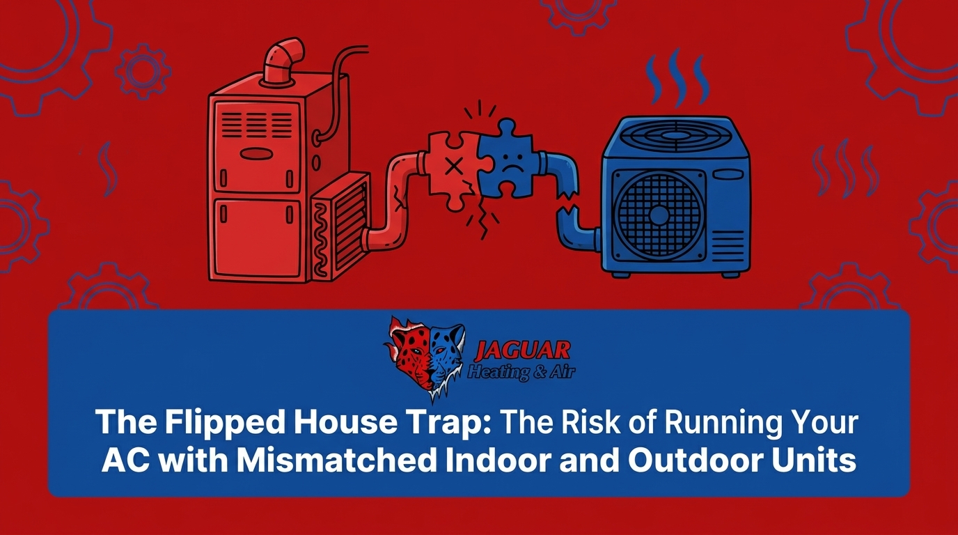 The Flipped House Trap: The Risk of Running Your AC with Mismatched Indoor and Outdoor Units — featured image