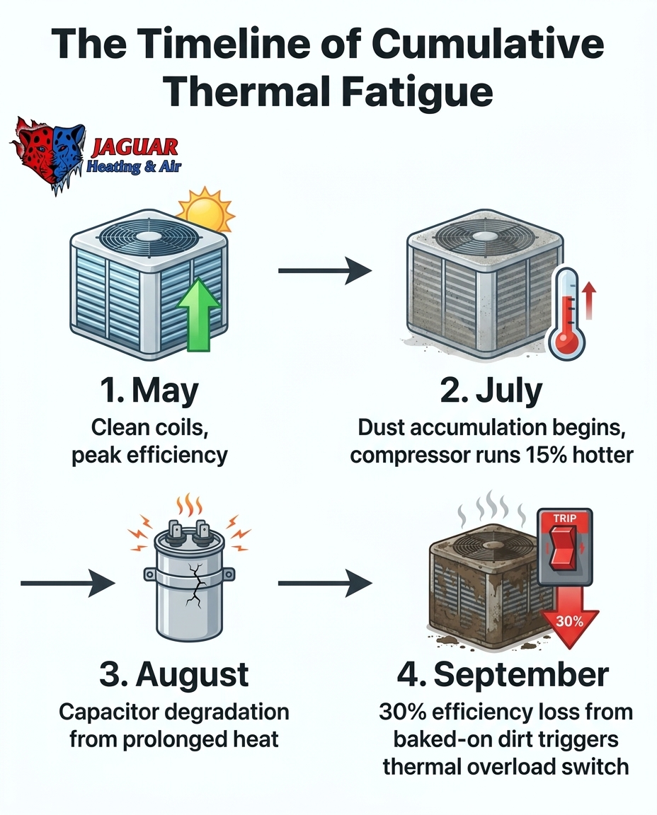The Timeline of Cumulative Thermal Fatigue