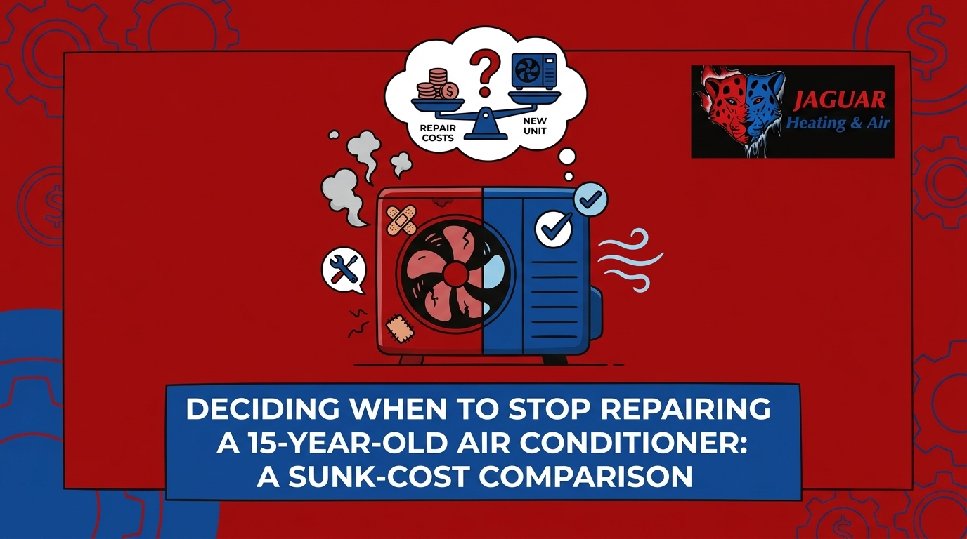 Deciding When to Stop Repairing a 15-Year-Old Air Conditioner: A Sunk-Cost Comparison β featured image