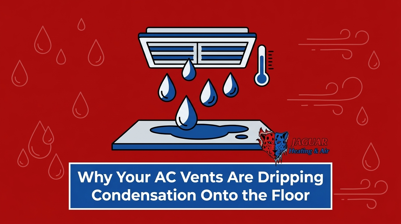 Why Your AC Vents Are Dripping Condensation Onto the Floor — featured image