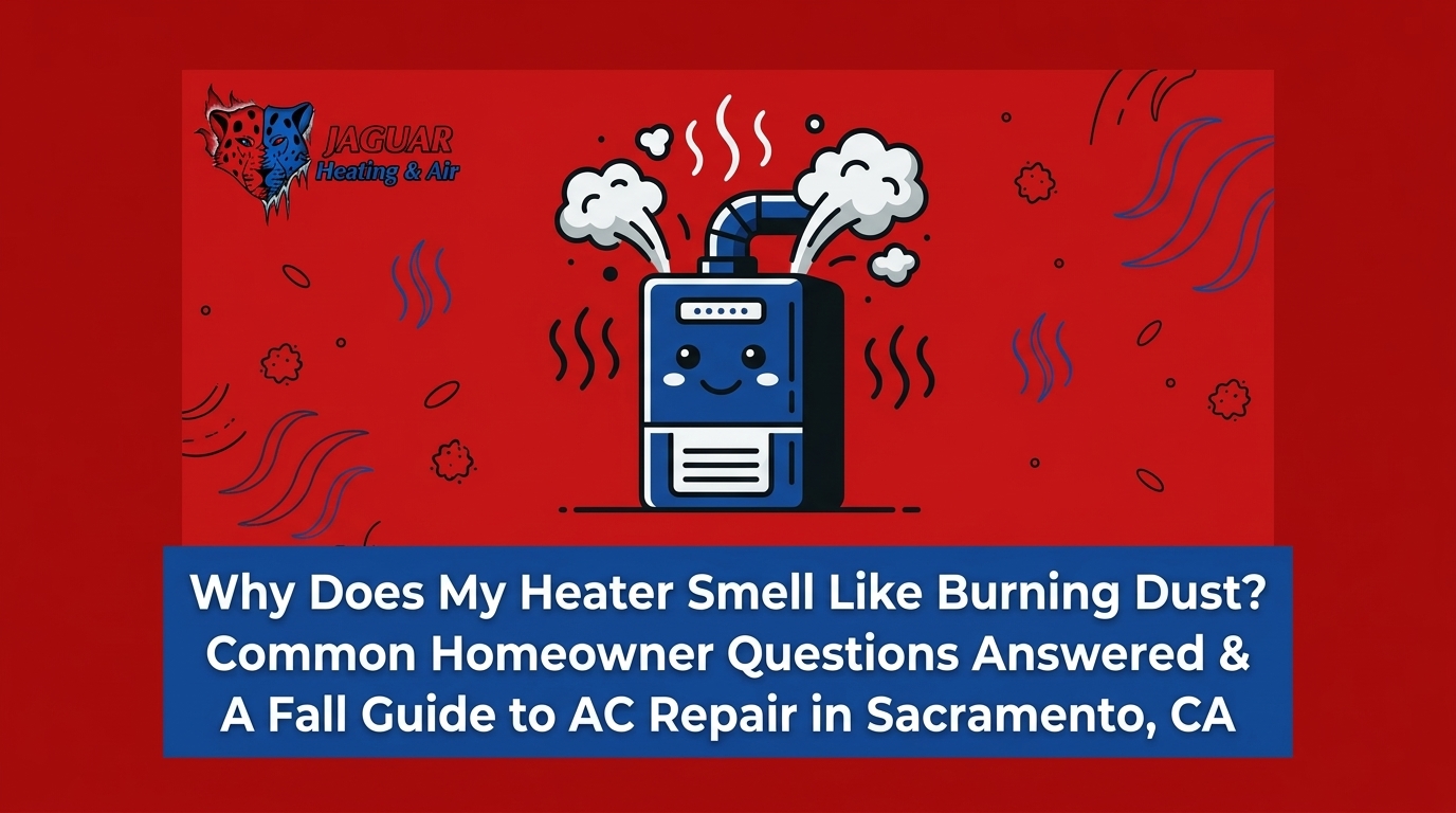 Why Does My Heater Smell Like Burning Dust? Common Homeowner Questions Answered & A Fall Guide to AC Repair in Sacramento, CA — featured image