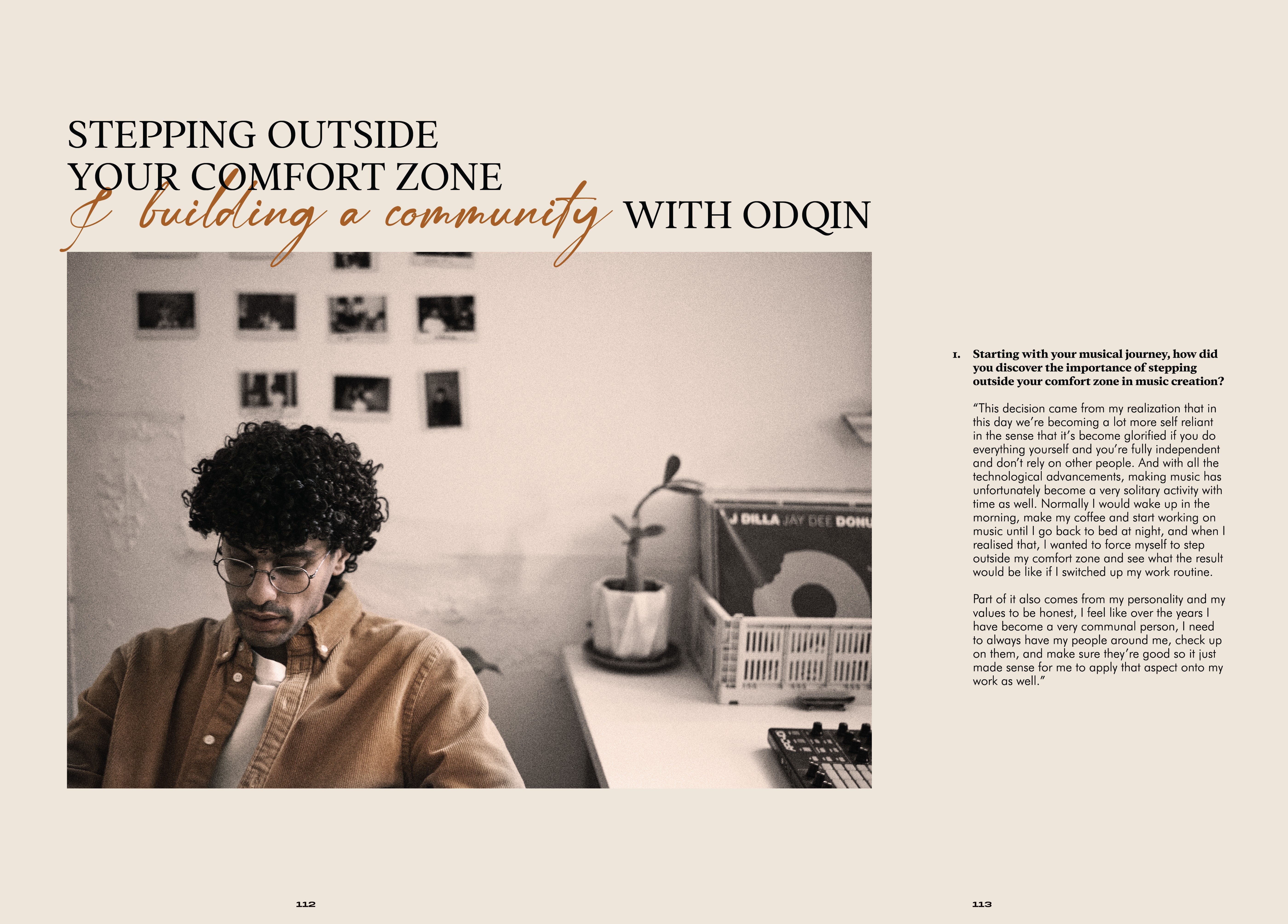 Stepping Outside Your Comfort Zone & Building a Community with Odqin
