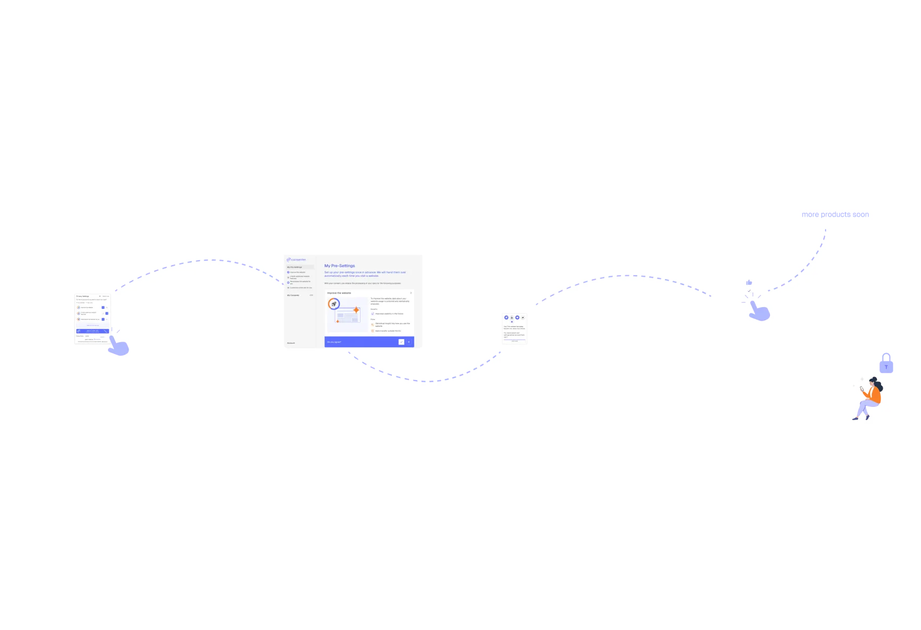 [interface] Bild eines Mitarbeiters, der mit HR-Software interagiert