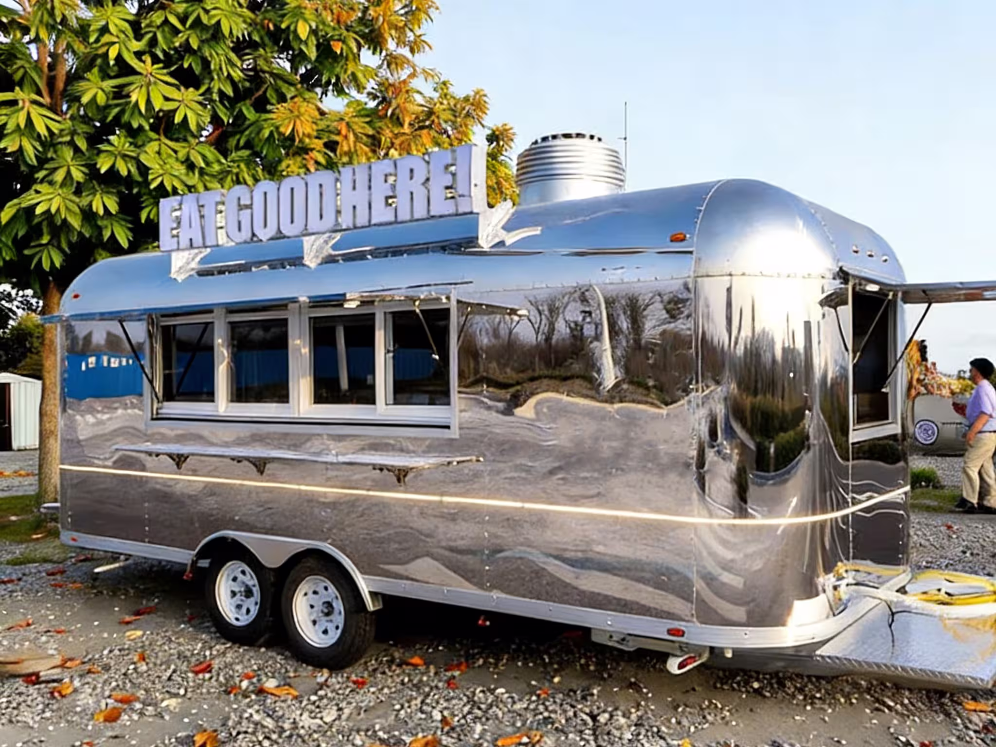 BBQ Airstream Food Trailer