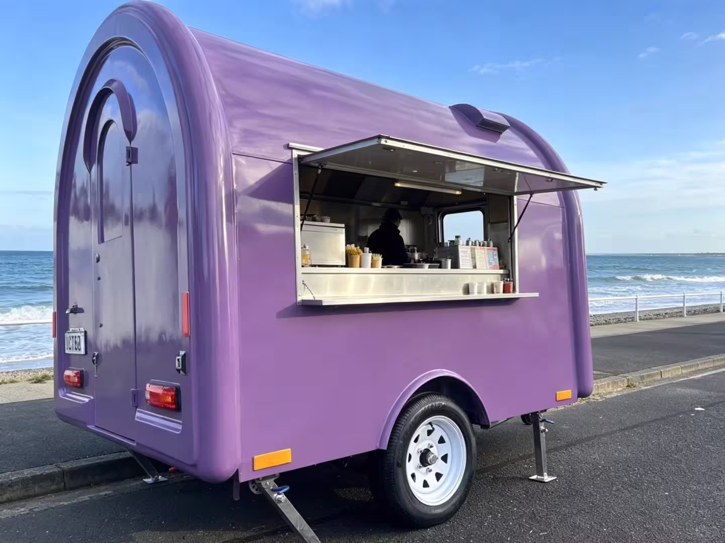 Upgraded A-Frame Food Trailer | Mobile Coffee & Concession Trailer for Sale