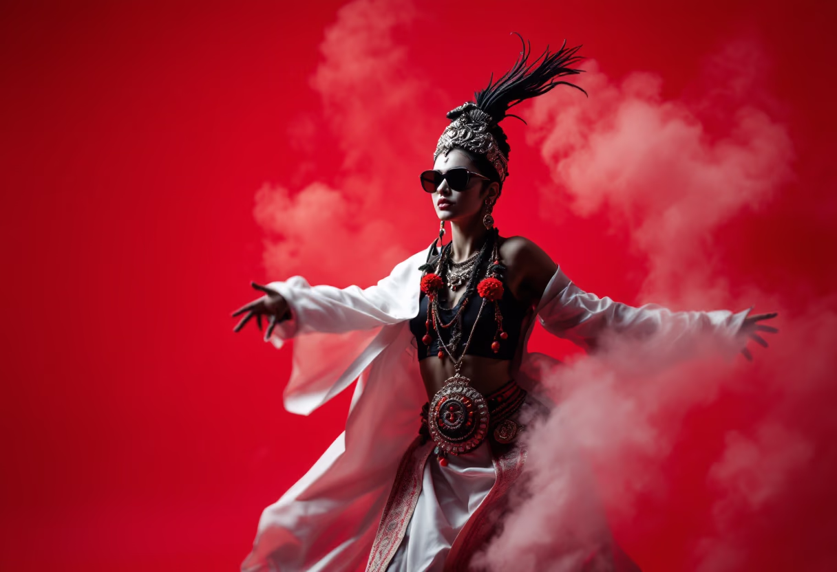 image of festival celebrations at a hindu temple