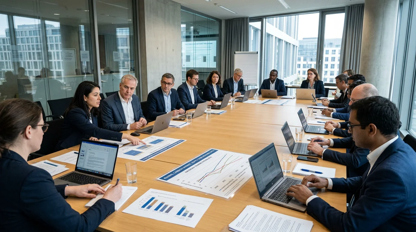 Experts gathered at a workshop reviewing EU carbon market stability data