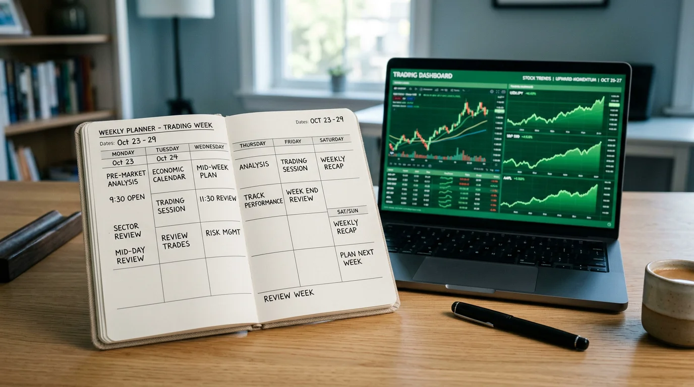Weekly schedule grid representing EU ETS auction days across the trading week