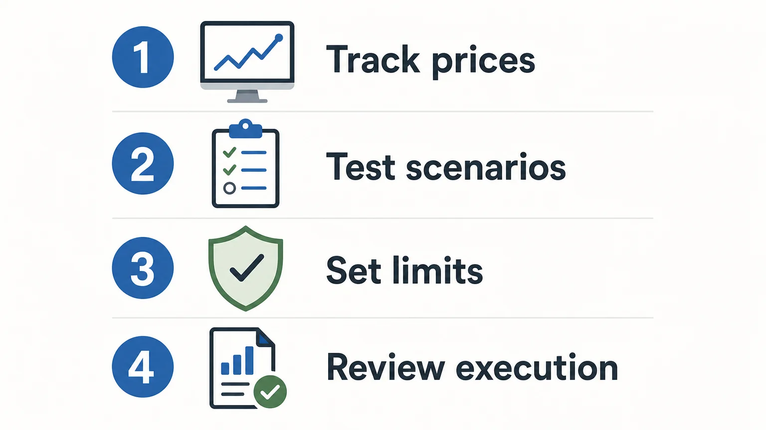 Four step checklist for EU ETS procurement and trading decisions