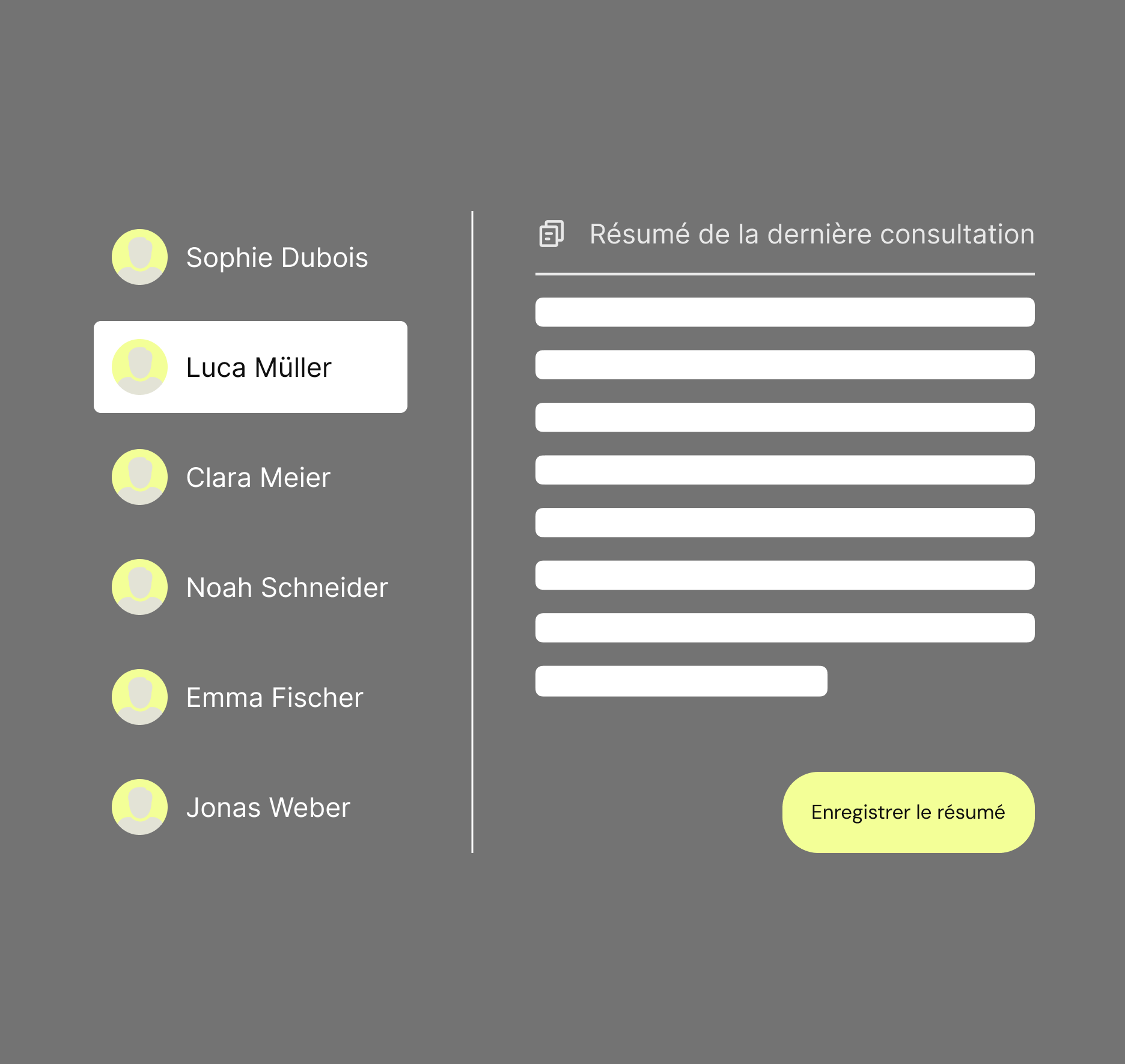 illustration des consultations structurées via IA