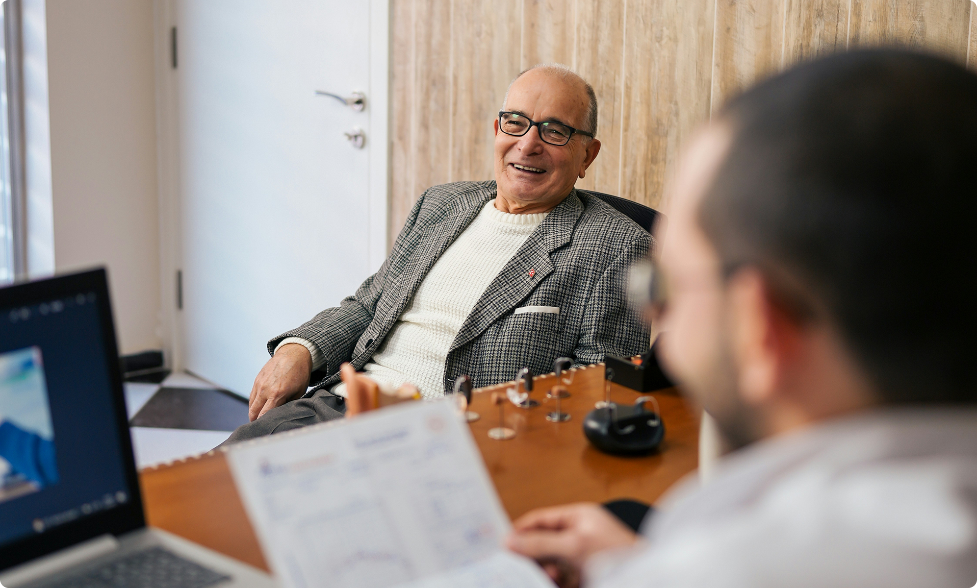patient et son praticien  médical