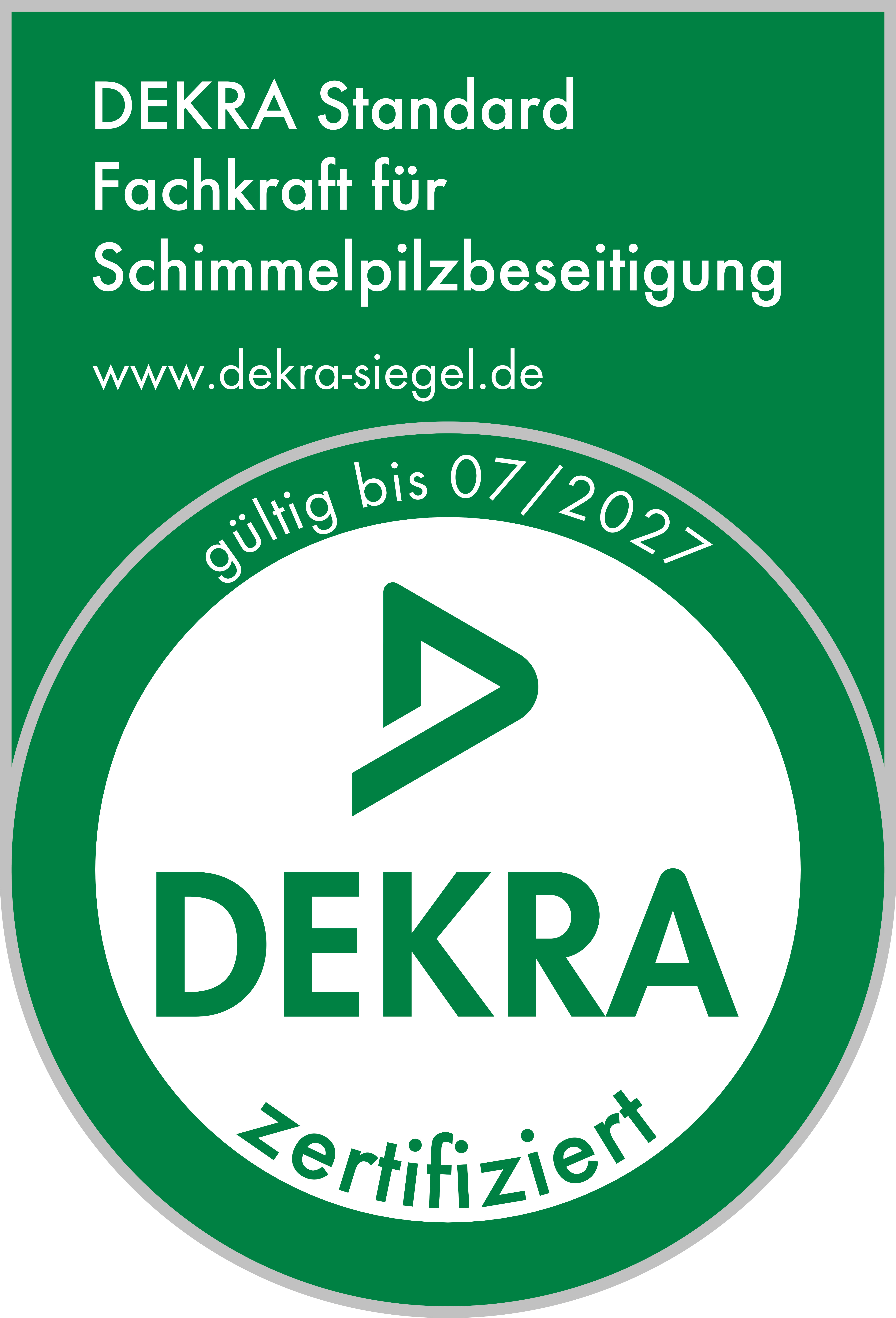 DEKRA Standard Schimmelpilzbeseitigung