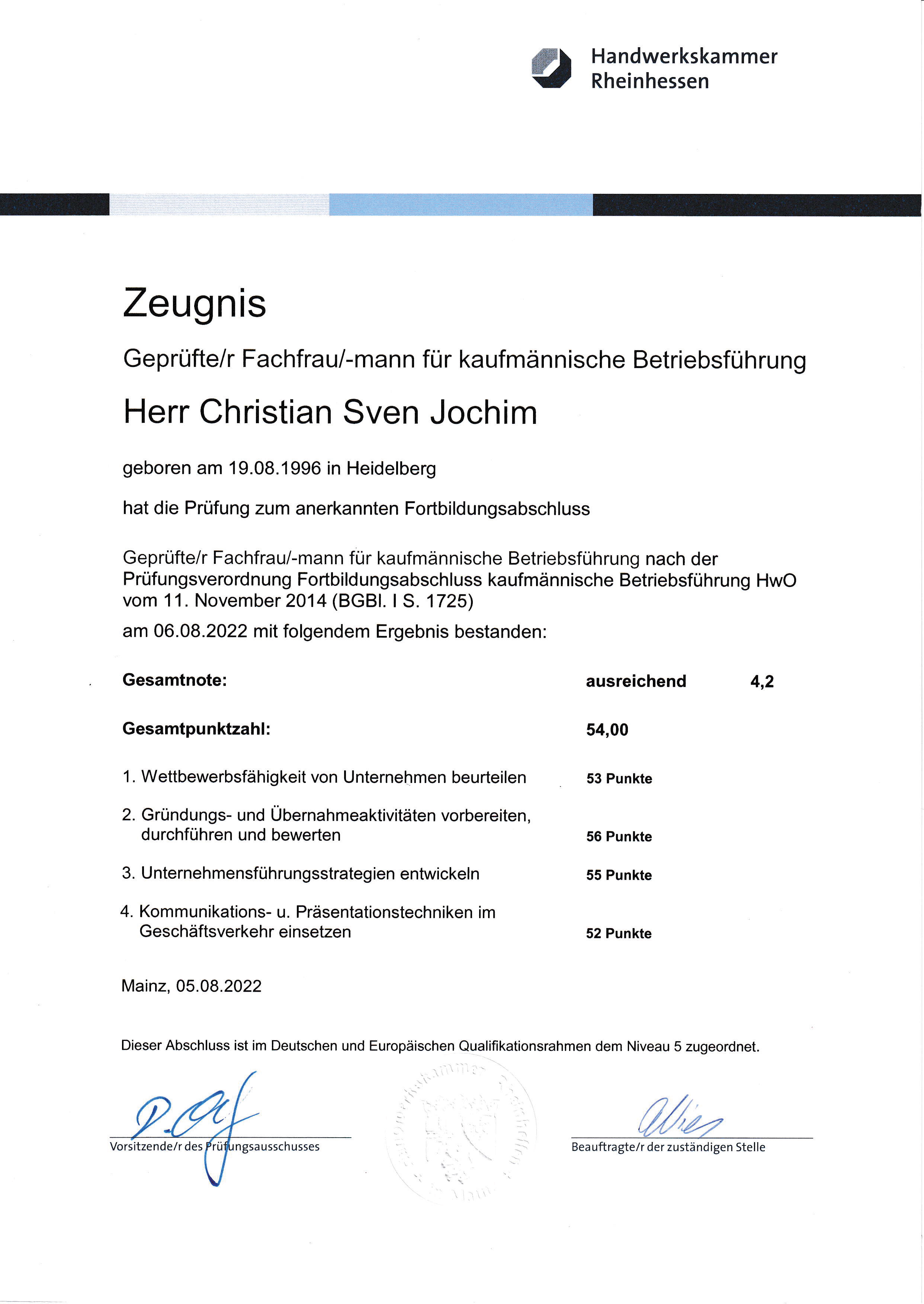 Kaufmännische Betriebsführung