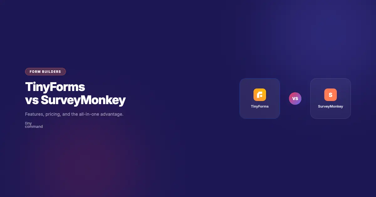TinyForms vs SurveyMonkey comparison
