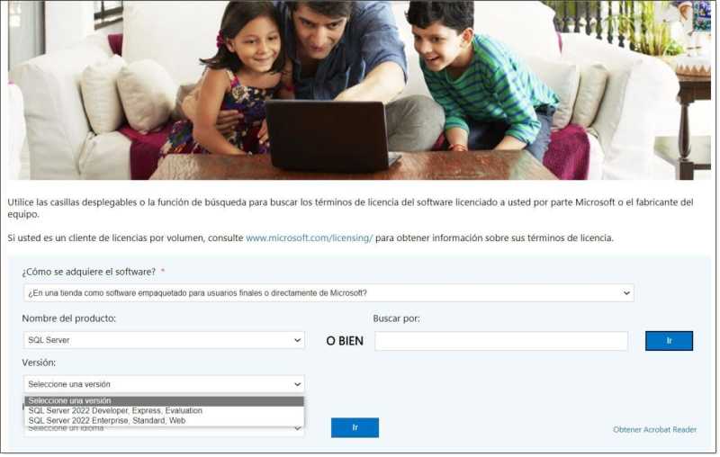Image - Select the product details to see the licence terms
