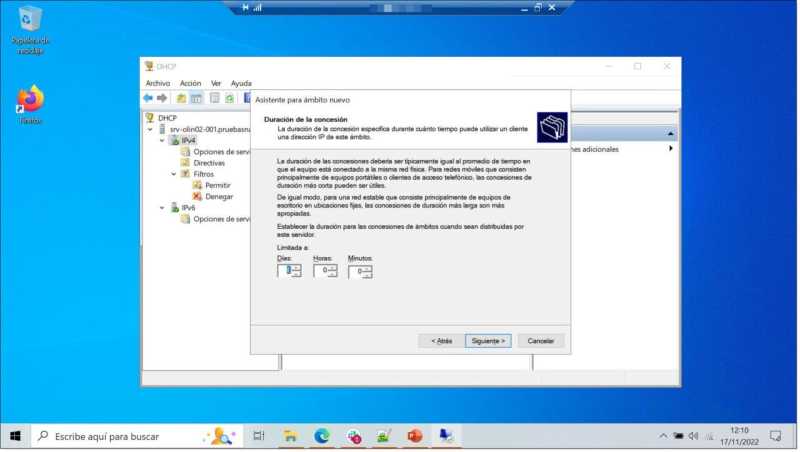 Image - Setting the lease duration for a DHCP scope