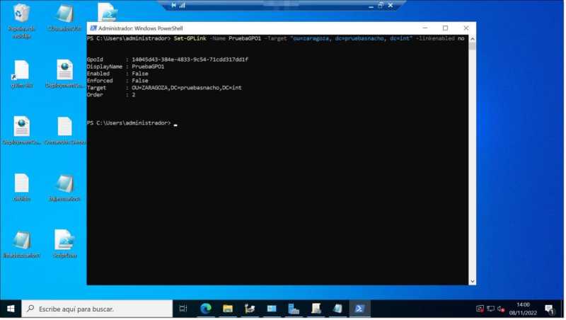 Image - Disabling a GPO linked to an OU