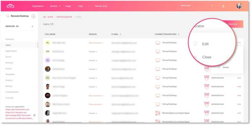Customising a user avatar