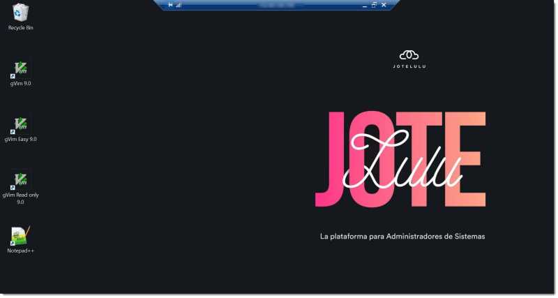 Image - Check that the new desktop wallpaper has been applied